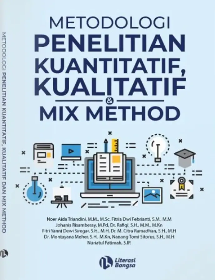 Sampul buku Metodologi Penelitian Kuantitatif, Kualitatif dan Mix Method
